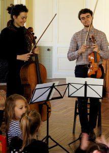 Concert d'élèves, collaboration violoncelle, les professeurs